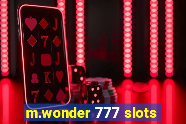 m.wonder 777 slots